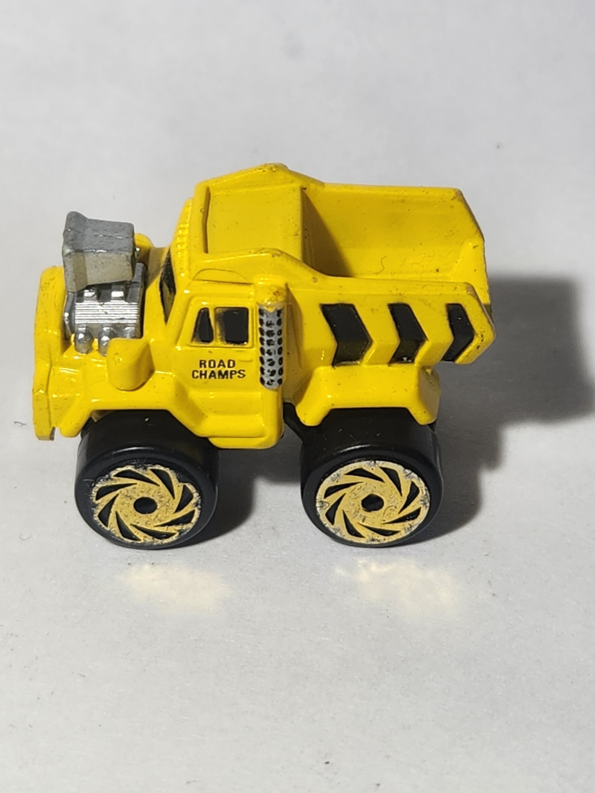 1987 Road Champs Micro Machines Dump Truck, Yellow