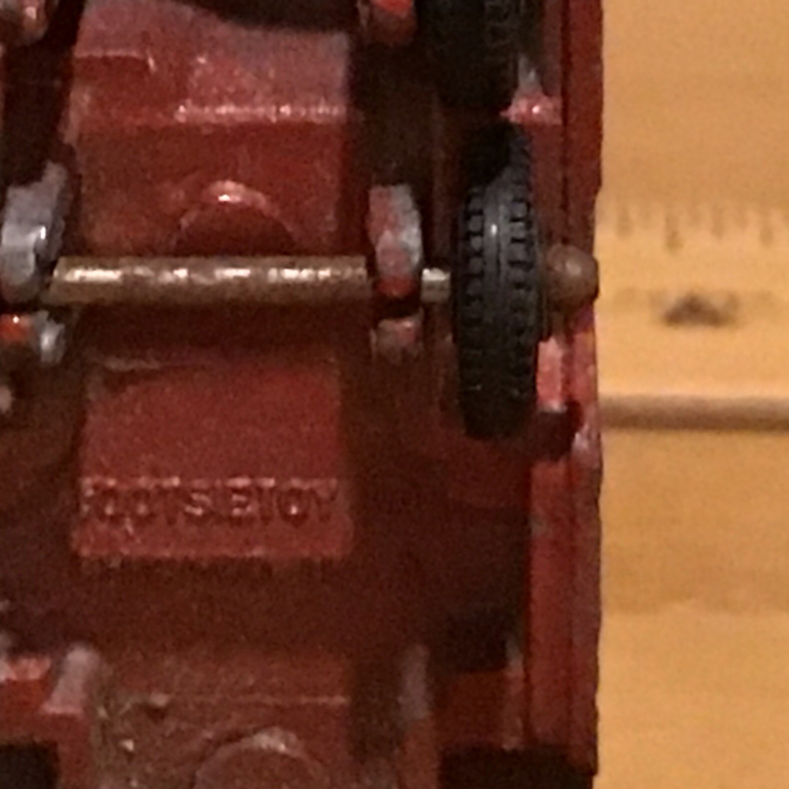 Matchbox Diecast Crane Truck Vehicle – Red Yellow Silver Black Green