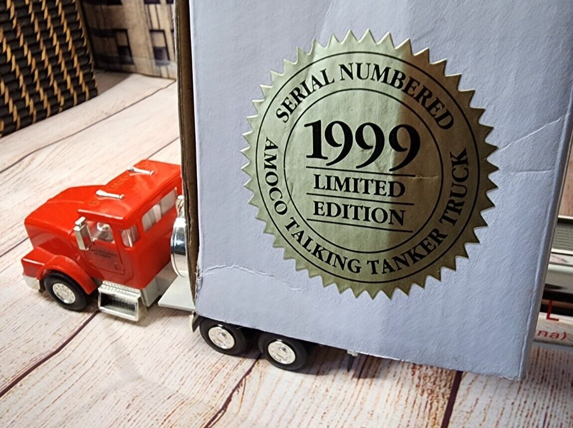 Amoco Talking Tanker Truck 1999 Limited Edition Standard Oil Company Indiana