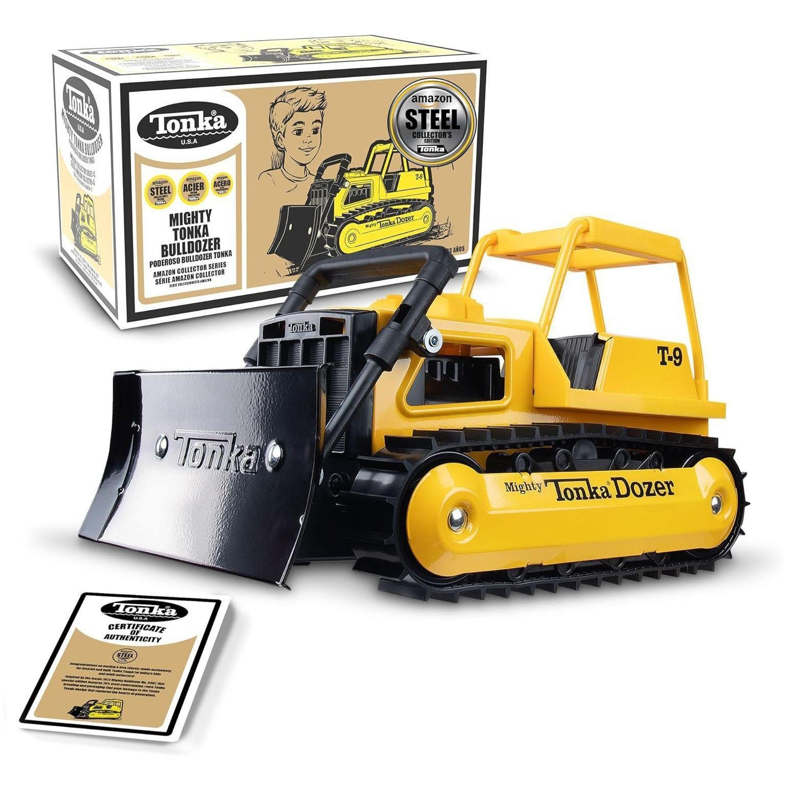 Tonka Mighty Bulldozer, Steel Retro Collector&rsquo;s Edition, 06290