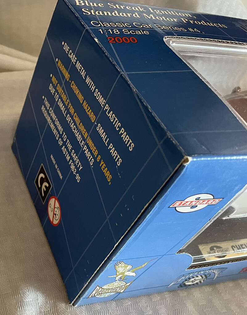 1967 CHEVROLET CAMARO Z-28 Series #4. BLUE STREAK 1:18 SCALE DIE CAST. NIB