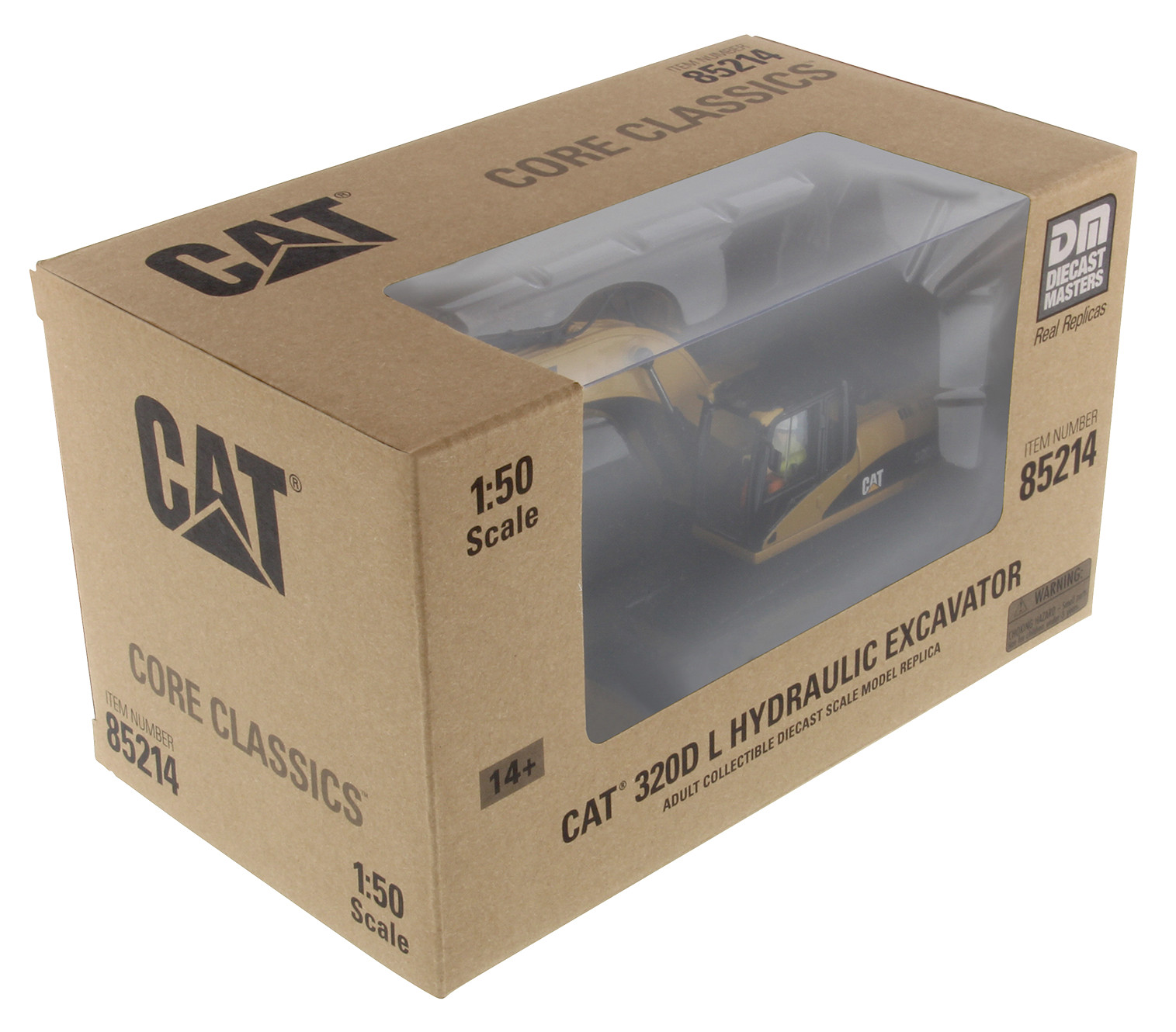 DM Caterpillar CAT 320D L Crawler Excavator Alloy Vehicle Model 1:50 85214