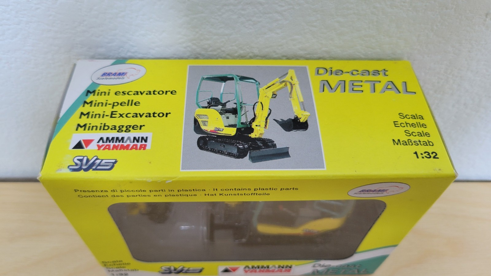 1/32 Brami Yanmar SV15 Mini Excavator (RARE)