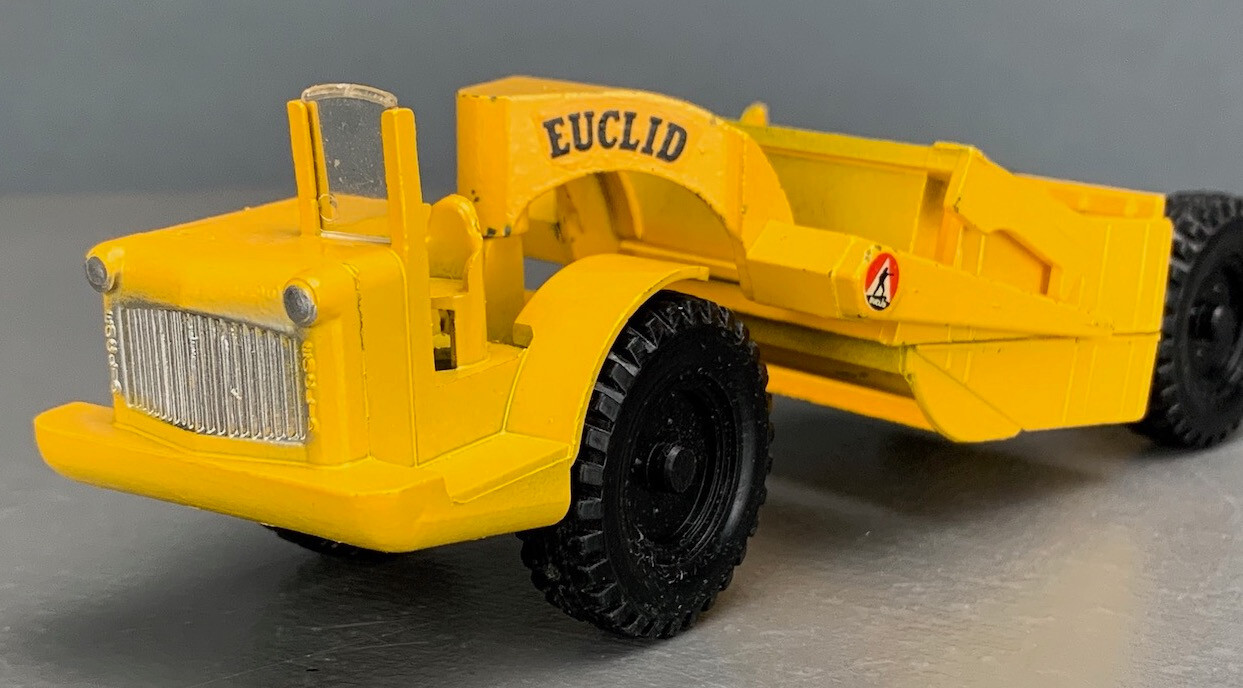 Vintage OO Scale Budgie Diecast Euclid 21 Yard Scraper No.282 Boxed D0124 LZ