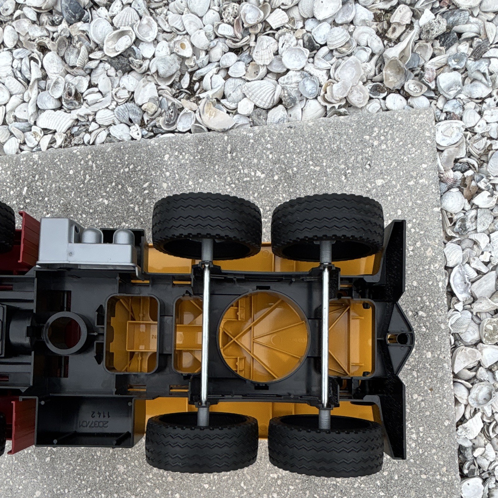 Bruder MAN TGA 41.440 Dump Truck 1:16 Tilting Bed Red/Yellow Plastic