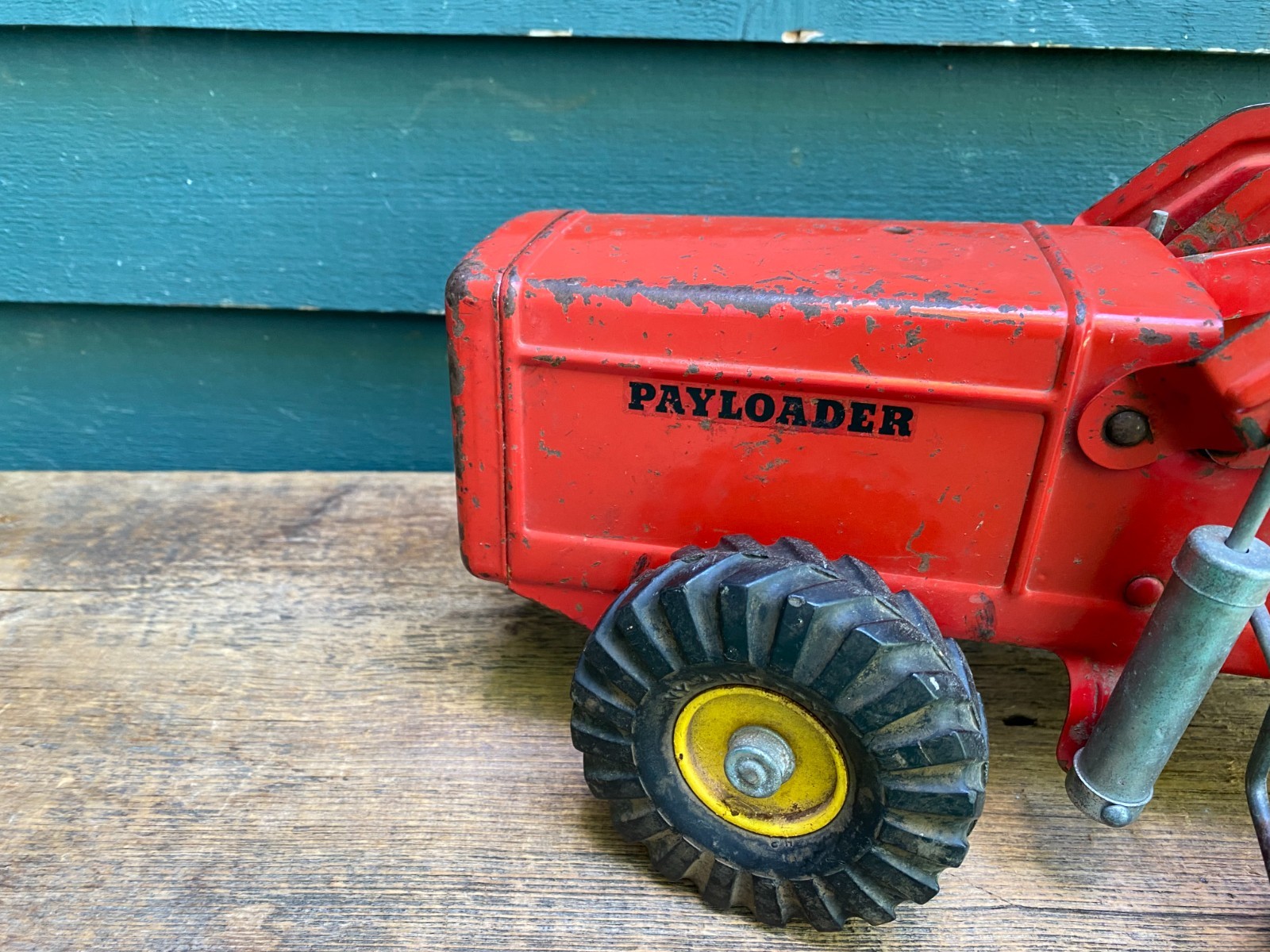 Vintage Nylint Toys Pressed Steel HOUGH Payloader Front End Loader Toy 1950&rsquo;s