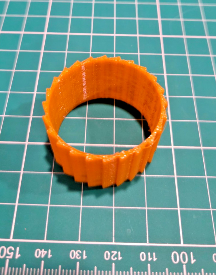 Replica Ertl Cat 613C Elevating Scraper Belt – Yellow 3D TPU – FREE SHIPPING