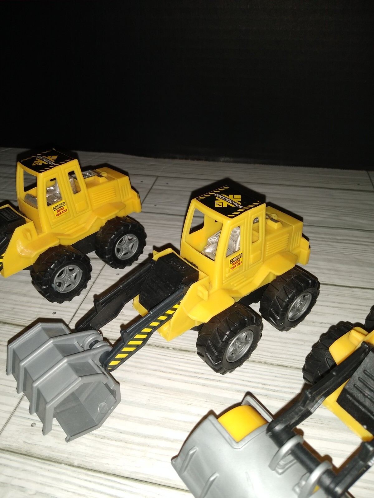 Construction Machinery Kids Plastic Toys Set Of 4 Vehicles