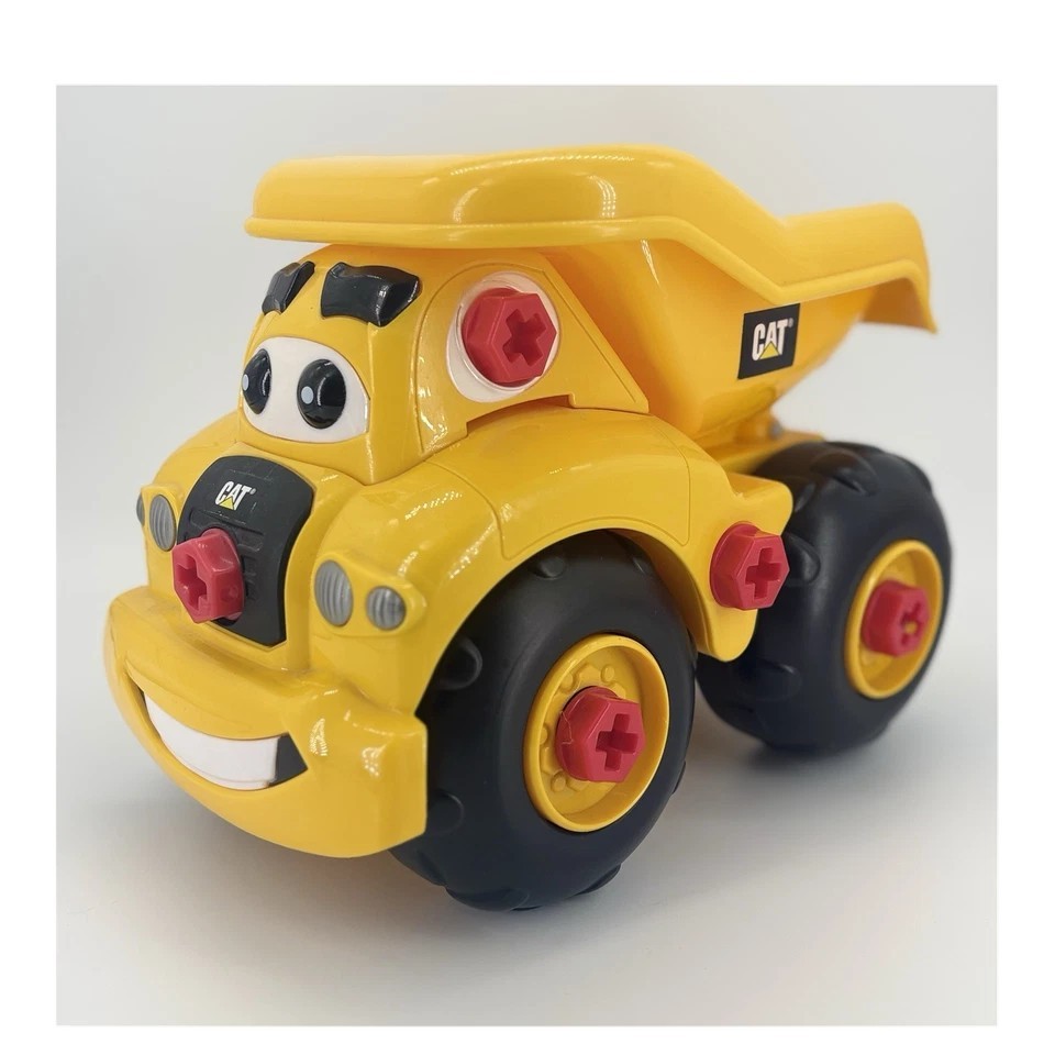 CAT Toy State Take Apart Construction Toy Lot Dump Truck Backhoe Loader Machine