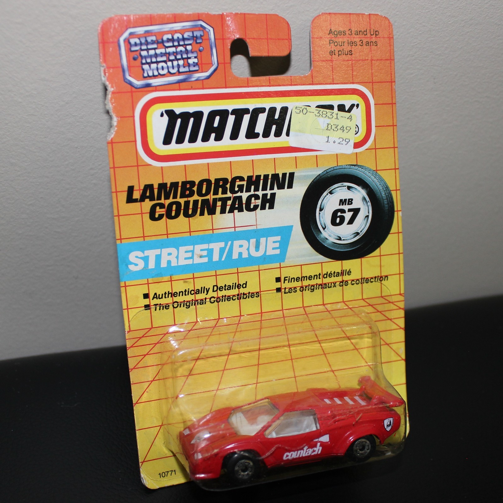 4x Matchbox Mercedes Benz 600S + Lamborghini Countach + Mobile Crane + Excavator