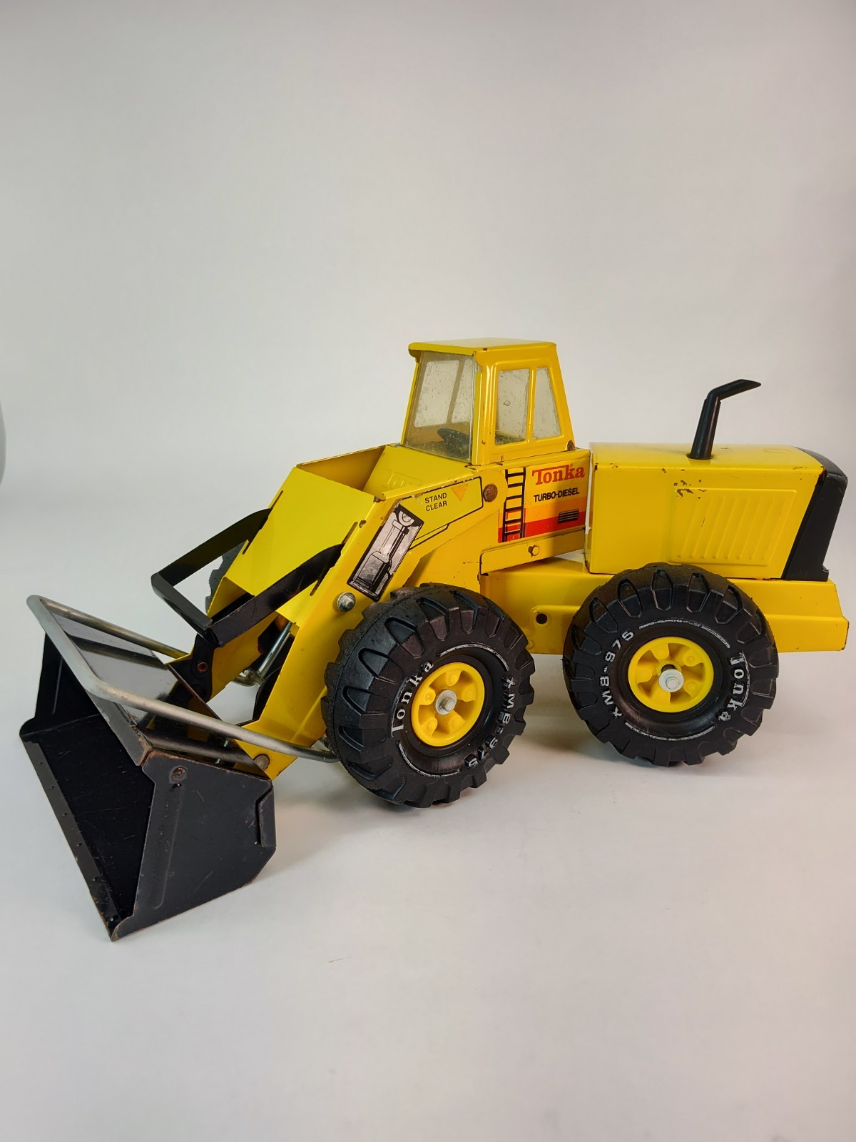 Tonka Turbo-Diesel XMB-975 Front End Loader Pressed Steel