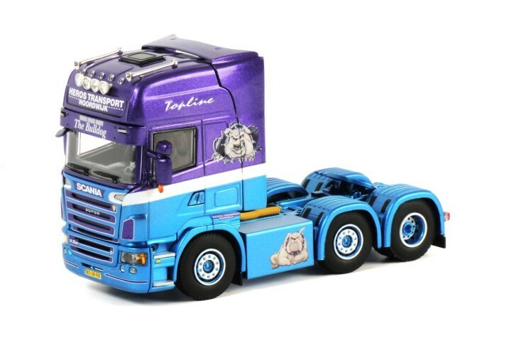 WSI 02-1026 Scania R(5) Topline 6×2 Tractor HEROS – 1/50 MIB