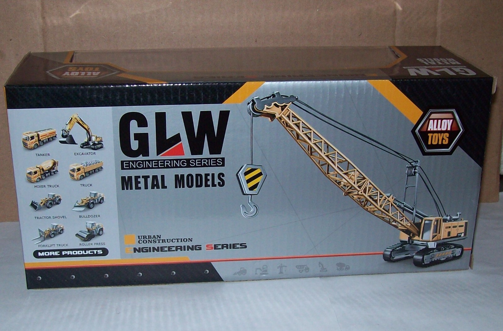 1:55 &lsquo;O&rsquo; Gauge Crawler Construction Crane by GLW Metal Models Engineering Series