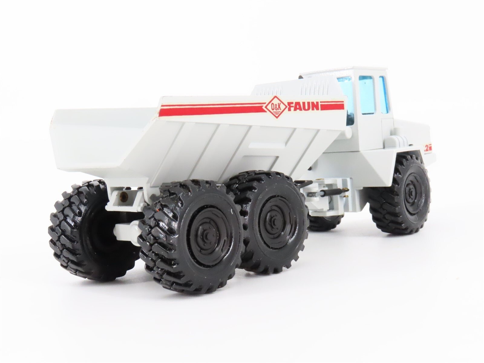 O&K Faun D23.2 Articulated Dump Truck – White – NZG 1:50 Scale Model #301 New