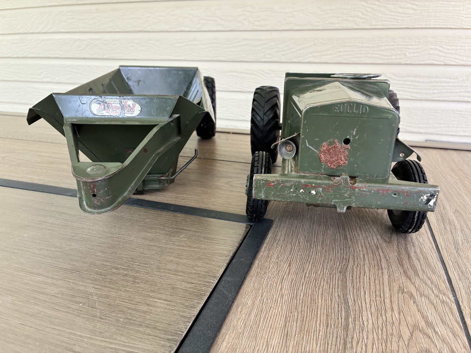 Vintage 1950s Doepke The Pioneer Live Bottom Earth Mover FAST SHIP From Colorado