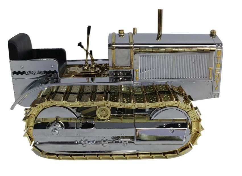 DIECAST MASTERS – Gold Color Construction Machine – CATERPILLAR D8 – 1/16 -…