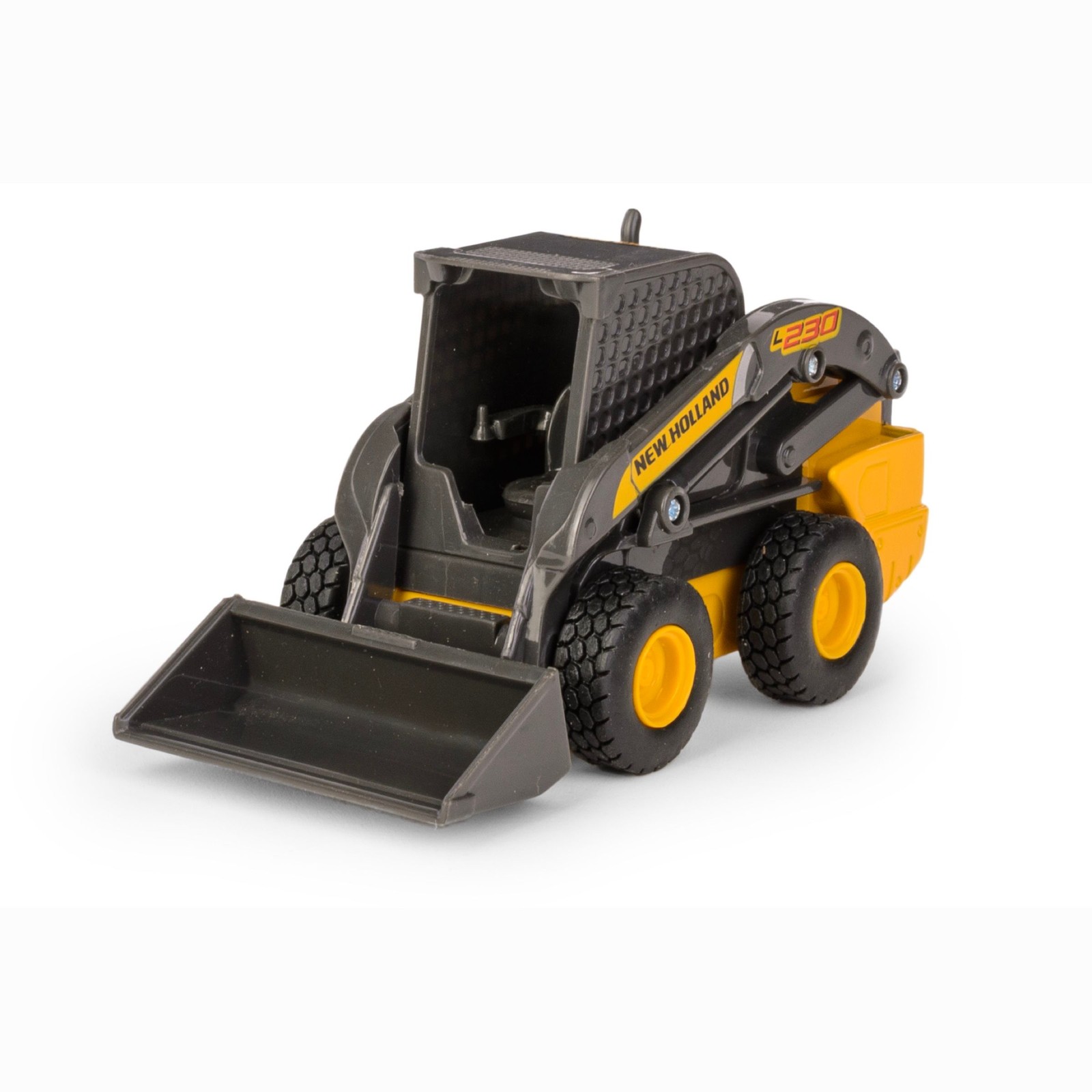 NEW RAY NEW HOLLAND L228 MINILOADER YELLOW DIE CAST MODEL NEW IN BOX 11cm