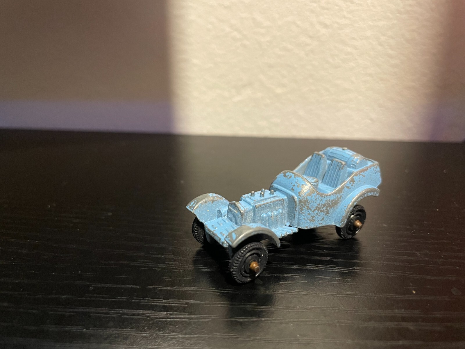 RARE VINTAGE TOOTSIE TOY USA : FORD V8 RAT ROD : SKY BLUE