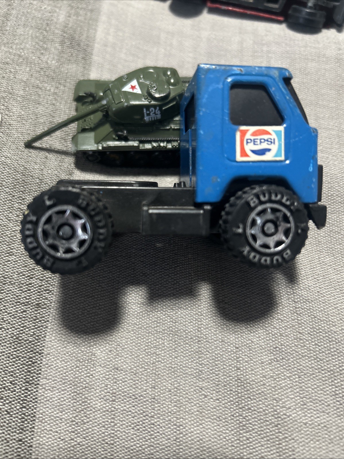 Vintage 1970s Toy Lot TONKA BULLDOZER Tootsie Toys Buddy L
