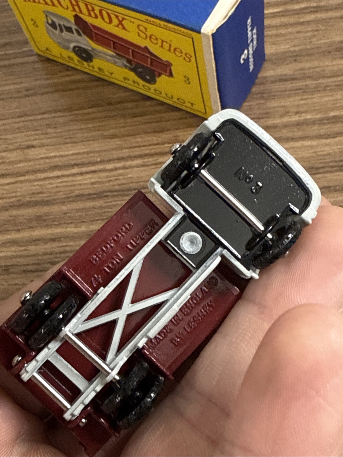 Vintage Lesney Matchbox Bedford Tipper Dump Truck w/ Box #3 New!