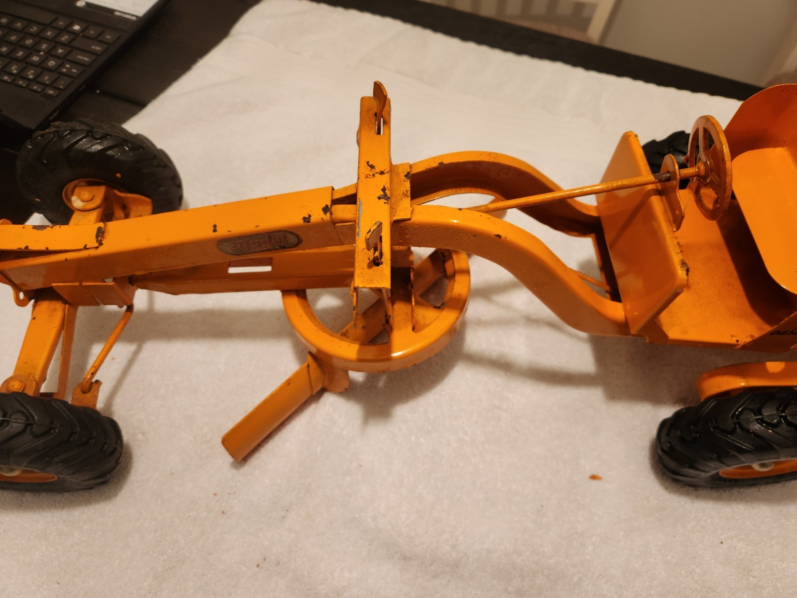 Vintage Adams Motor Grader 1950&rsquo;s Doepke Model Toy USA