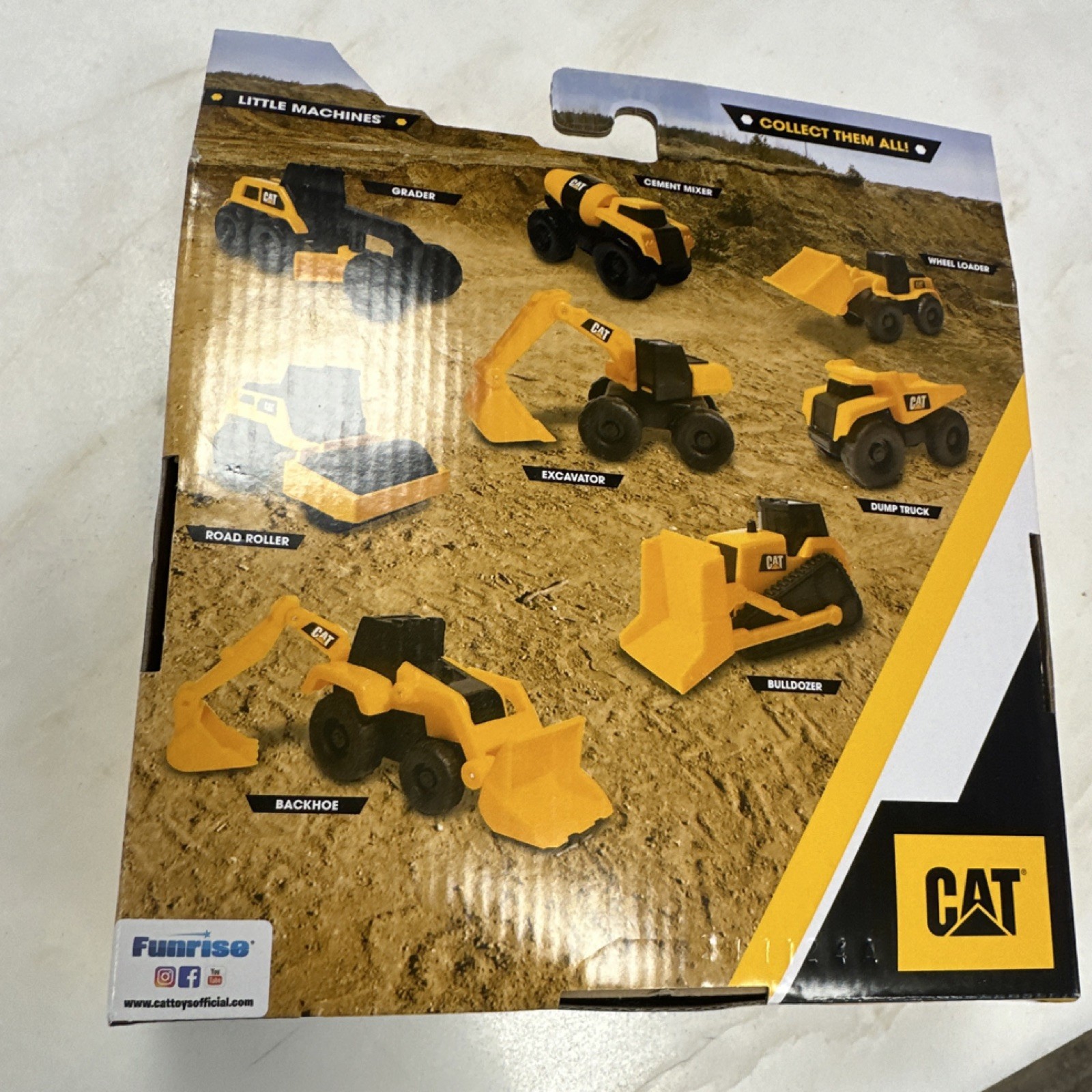 CAT Little Machines Construction Vehicle Set Plastic Yellow Black MPN 82150