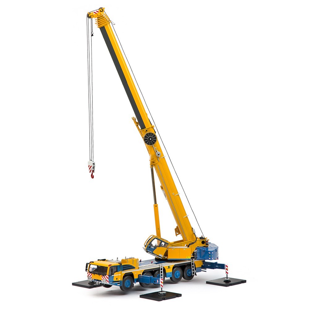 Demag Tadano AC220-5 Mobile Crane Yellow/Blue IMC 1:50 Scale Model #31-0085 New