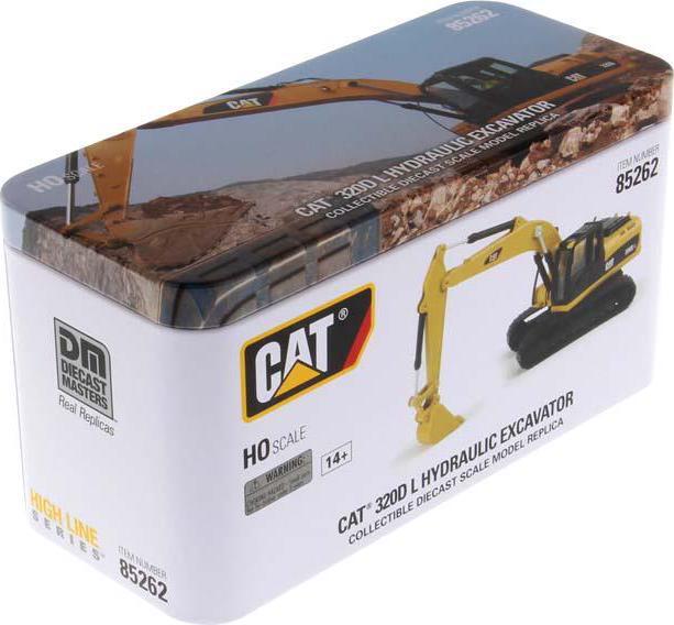 CAT Caterpillar 320D Hydraulic Excavator 1:87 HO Scale Model – Diecast Masters