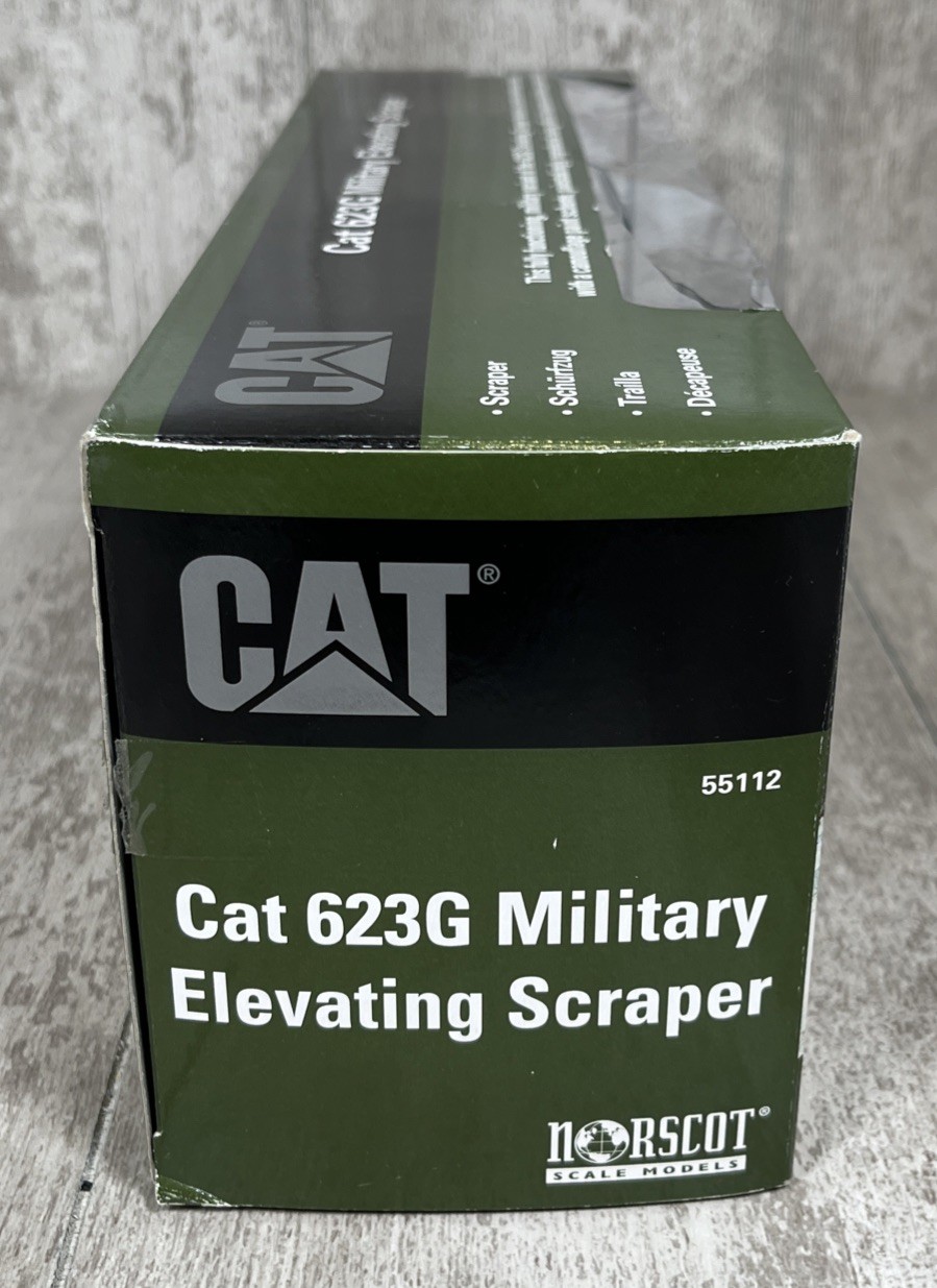 1/50 Norscot CAT 623G Military Elevating Scraper Construction DieCast
