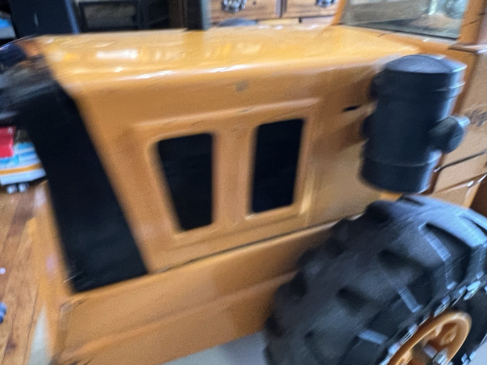 1974-75 Mighty Tonka Grader with side blade orange played with condition