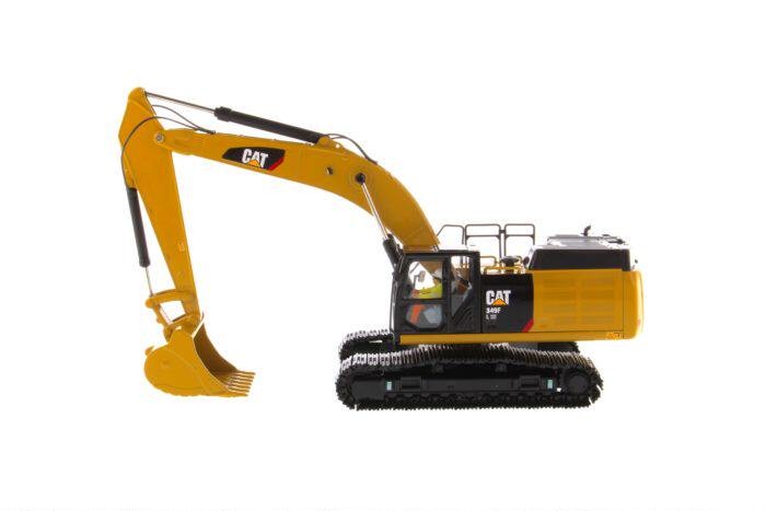 DM 1:50 CAT 349F L XE Excavator Forklift Alloy Vehicle Model Simulation Toy 5943