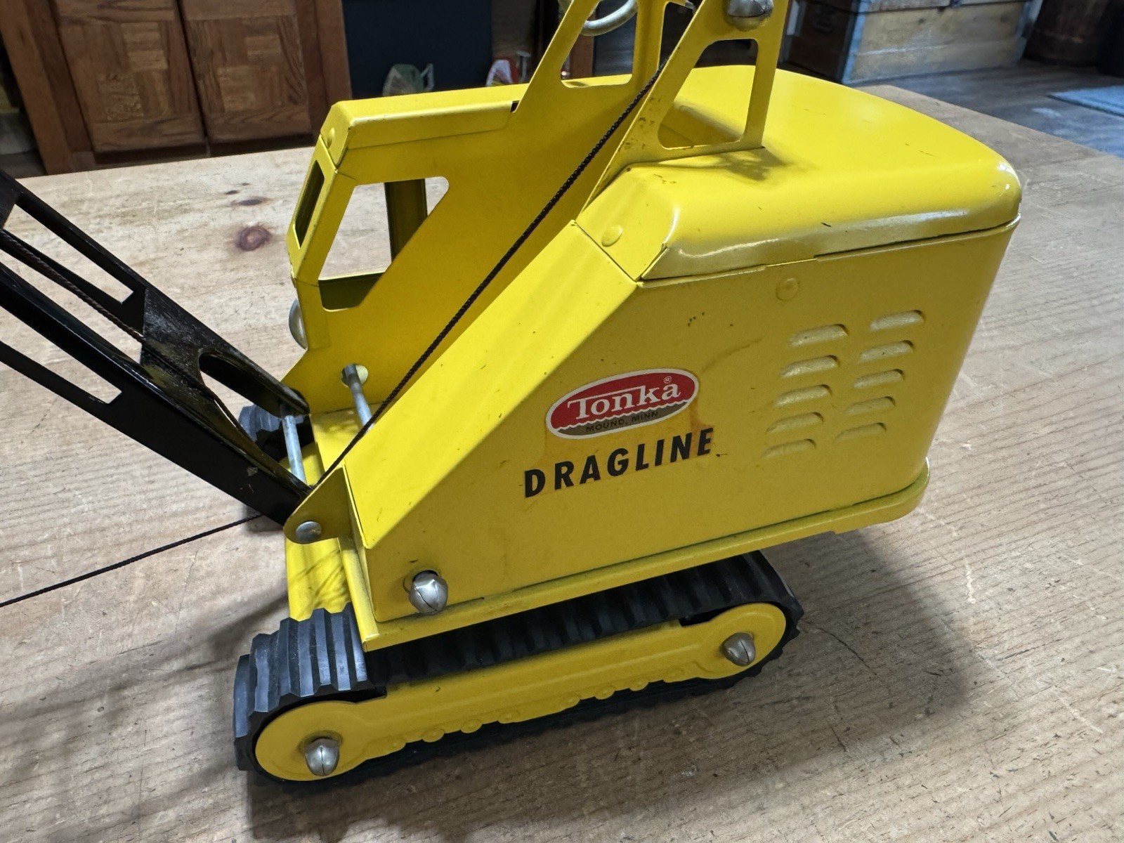 NICE Vintage 1960’s Steel Tonka Drag Line Crane Made In USA #514