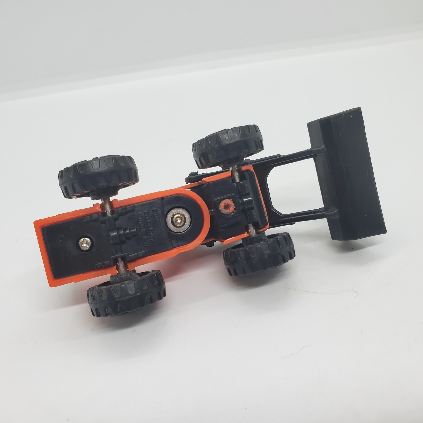 Tonka Front End Loader Vintage 1992 Metal Plastic Toy Orange Construction Truck