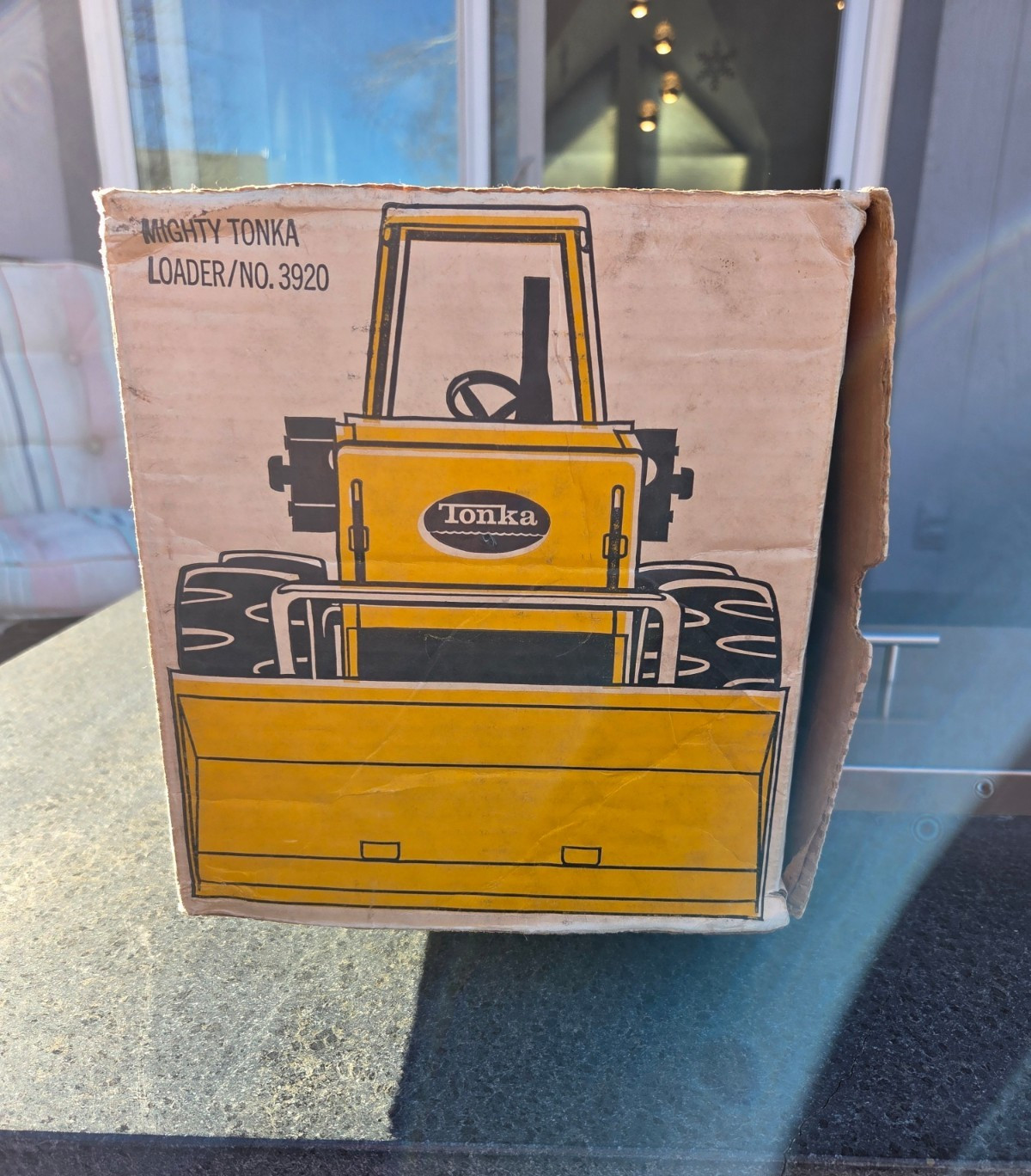 Vintage Tonka 1968 Mighty Loader Packaging #3920 Box Only