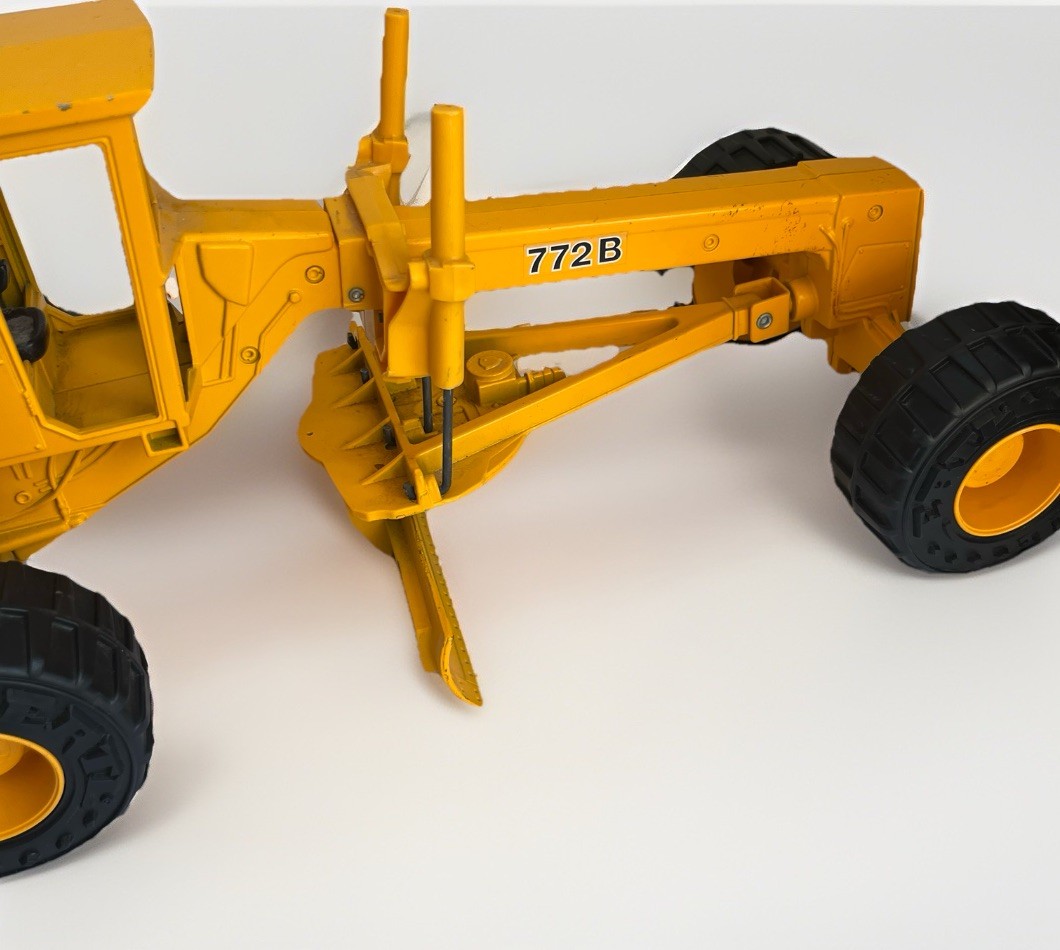 Vtg ERTL John Deere 772B Road Grader 1/16 Scale Die-Cast Construction Toy