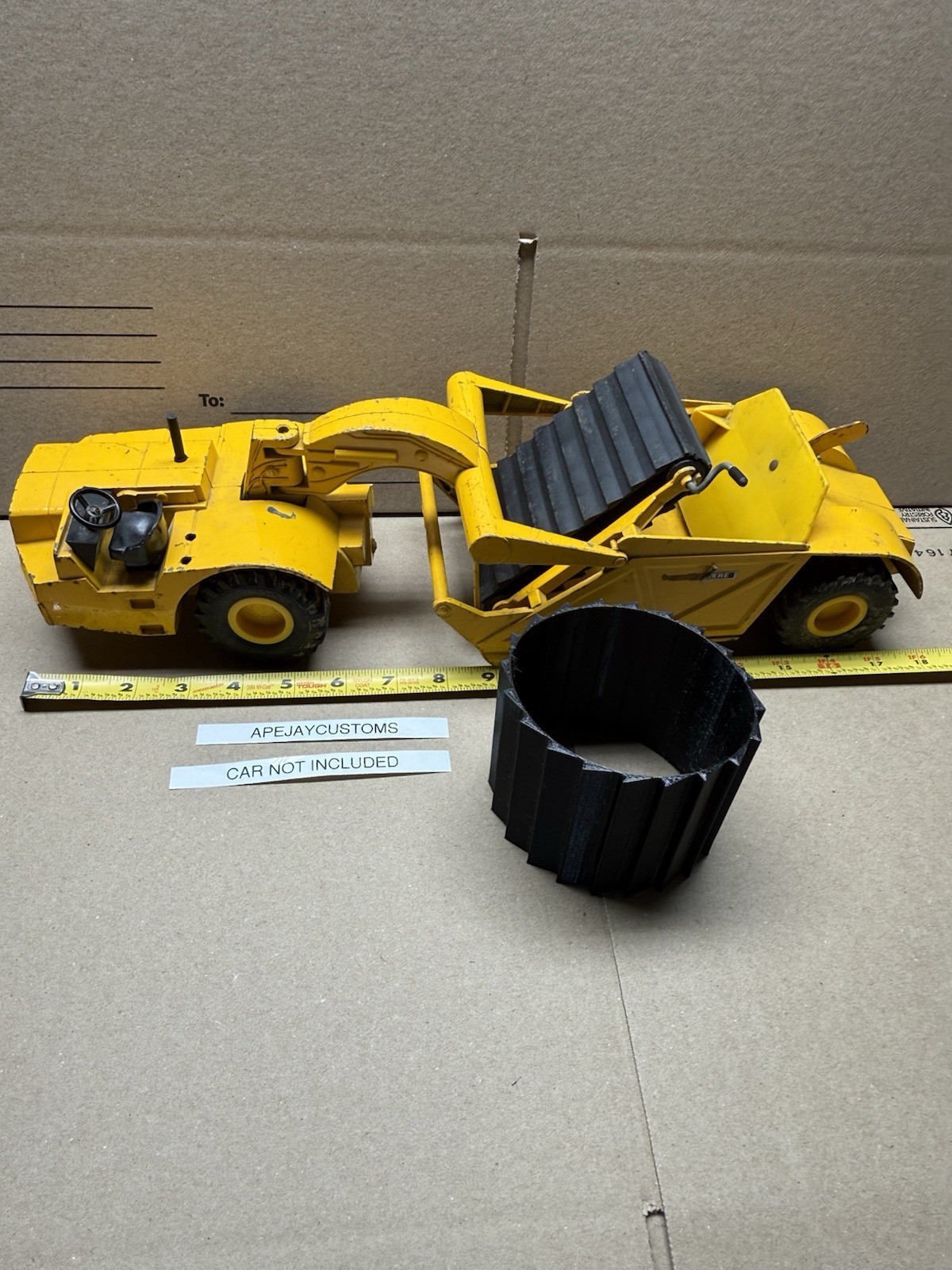 1 NEW BELT, for ERTL 18&Prime; JOHN DEERE ELEVATING SCRAPER 1/16TH SCALE
