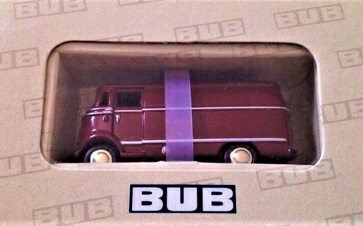 BUB 06801 Mercedes Benz L319 Box Van – Dark Red 1/87 Die-cast MIB
