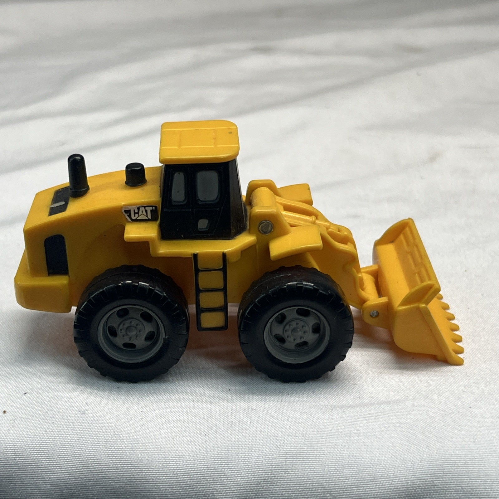 Genuine Toy State Black & Yellow Caterpillar Toy Dump Truck And Bulldozer