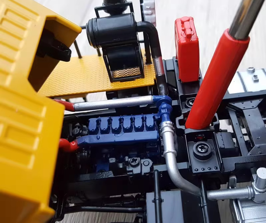 1:35 26CM SHANTUI Mining Dump Truck Construction Equipment Machine Diecast Model