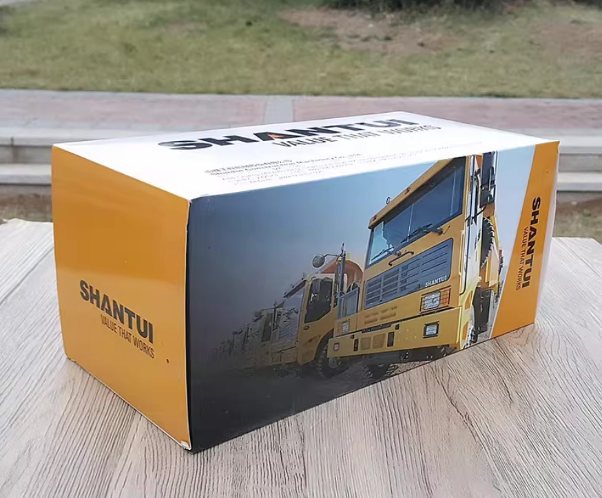 1:35 26CM SHANTUI Mining Dump Truck Construction Equipment Machine Diecast Model
