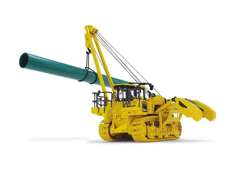 Komatsu D155CX-8 w/ K170 Pipelayer 1:50 Scale Diecast Model First Gear 50-3494