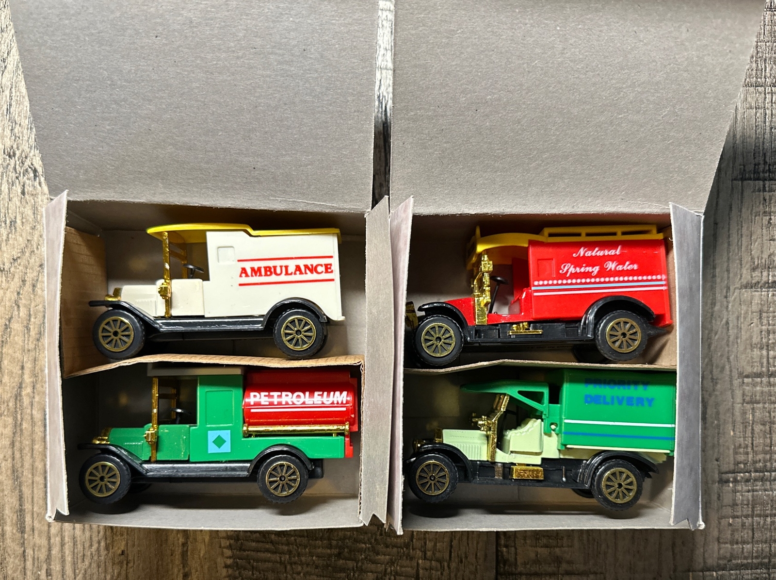 Collectors Set Classic Trucks 4 Truck Set New In Box